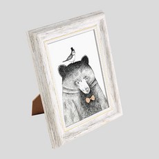 CITY COMPANY 婚禮迷你相框, 白色