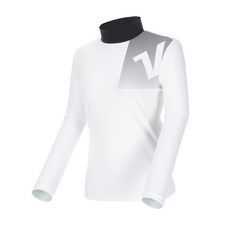 볼빅 여성용 골프 프린트 하이넥 티셔츠 VLTSL991