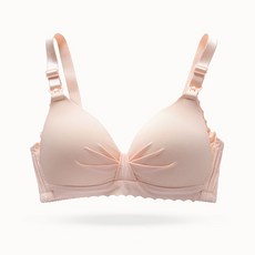 퓨어 러블리 소프트 컬러 라인 임산부 수유 브라 브래지어