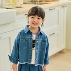 Kikimora 女童牛仔襯衫