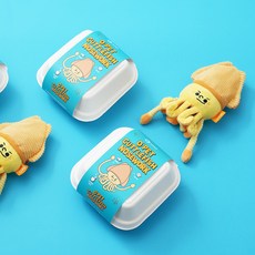 O'Pet 狗狗魷魚嗅聞玩具, 黃色, 1個