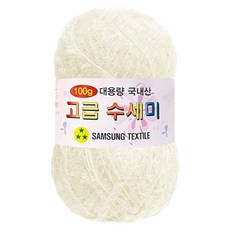 yarna 대용량 고급 수세미 100g, 156백아이보리, 1개