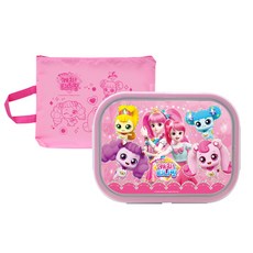 抓錫板飯盒+袋套裝, 混色, 便當盒+便當袋