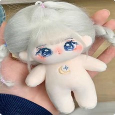 MochaDoll 棉花娃娃 銀河月亮 無屬性棉花娃娃, 10cm, 1個, 混合色
