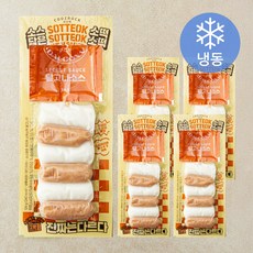 쿠즈락 소스담은 소떡소떡 달고나맛 (냉동), 134g, 5개
