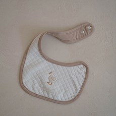 PEEKABOO 竹纖維絎縫卡通圍兜