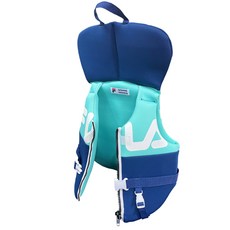 Wonnie 兒童拉鍊浮力背心 FJBML201, 薄荷綠色