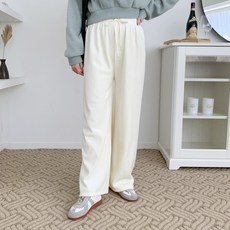 린다샵 여성용 딥사인 벨벳 코듀로이 와이드 리본 밴딩팬츠 cppt10957k2a