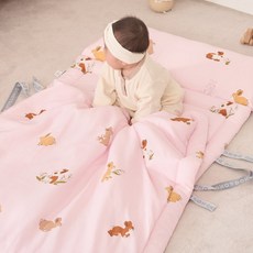 도노도노 유아용 사계절 모달 인견 양면 낮잠이불, 쁘띠 바니