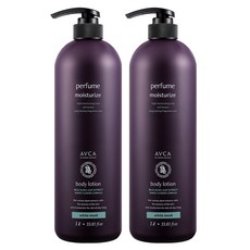 AVCA 香氛身體乳 White Musk, 1L, 2個