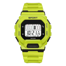 WEIDE 酷炫運動多功能手錶, 螢光綠, 1個