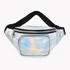 D.FAVE 時尚防水腰包, 1個, 白色