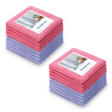 Ssukssak Square Terry Power Magic Cleaner 粉色 8p + 紫色 8p 套組 40 x 60 cm, 1套