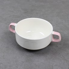 Dalsogeum 韓國產雙耳湯碗, 1個, 粉紅色