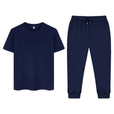 디프 남성용 무지 반팔 7부바지세트 DUT_1001