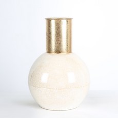 金色瓶頸大理石鐵製花瓶, 混合色