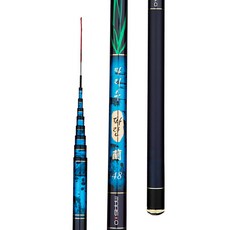 마리수 초경량 40T 카본 민물 낚시대, 파란