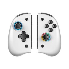 JOYTRON 任天堂 Switch 控制器 握把 Joy-Con, MX握把控制器(白色), 1個
