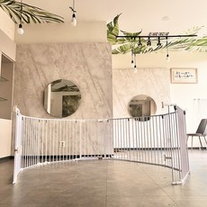 키워보리 CM 다용도 접이식 안전문 세트 47번 CMER80, 화이트, 1개