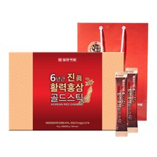 일양약품 6년근 진 활력홍삼 골드스틱 30p + 쇼핑백, 1개