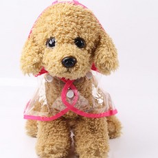 L&L Living 寵物透明雨衣, 粉紅色