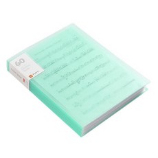 시와이 A4 클리어파일 40p, 그린, 1개