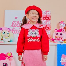 Lili Clair Premier Farm 女孩 Tiniping Hachu 草莓矮領套頭衫