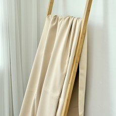 大成纖維 經收邊處理三層遮光布料, 1個, 米色