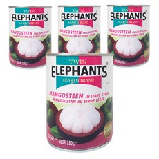 TWIN ELEPHANTS 山竹罐頭, 565g, 4罐