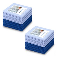 Ssukssak Square Terry Power Magic Cleaner 深藍色 8p + 紫色 8p 套組 40 x 60 cm, 1套