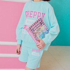 emotioncastle Premiere Farm 女童透氣奇妙萌可哈啾萍學院風四分褲