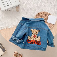 BEBENIZ 孩童小熊造型牛仔外套