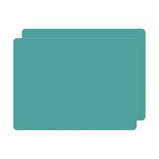 Allnine Ahop 矽膠餐墊 320g, 藍綠色, 40 x 60 cm, 2個