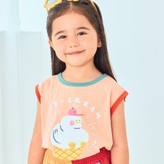 First Blue 兒童透氣冰淇淋甜筒T恤