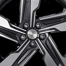 KRYPTON 輪圈蓋 徽章 貼紙 2入, The New Kona A-07, 銀色