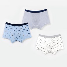 Uni FRIend 男童款印花四角內褲 3件組