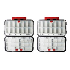 Booth Market 硬殼路亞擬餌盒 2入, 黑色