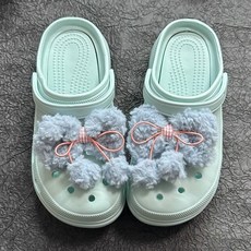 맙소샵 폼폼 빅리본 인형 신발파츠 2p + 보관파우치 세트 HR404 FREE