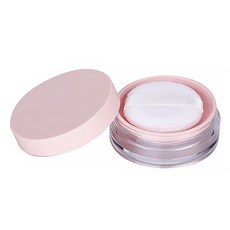 The Flow 蜜粉盒 粉餅 散粉 Ponds 網紗蜜粉 篩網分裝空盒 3件組 大中篩網, 粉紅色, 1套