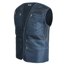 남성용 망사 등산 작업 조끼 SM 10