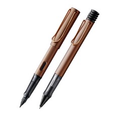 LAMY Lux Marron 鋼筆+圓珠筆禮盒套組, M, 混色