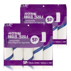 TNC斜切黏毛滾輪替換芯 900次份, 2包