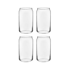 PRELUDE 啤酒罐造型玻璃杯, 4個