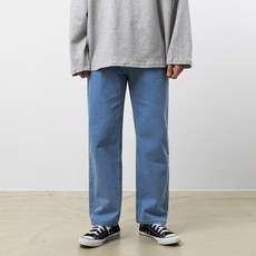 JHSTYLE 男性微寬版後鬆緊帶牛仔褲 JKCROK501