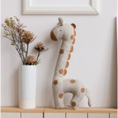 nature times INS 棉麻安撫玩偶, 1個, 長頸鹿