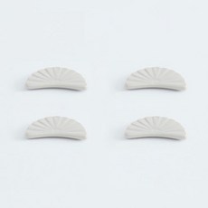 ERATO 貝殼筷匙架, 奶油色, 4個