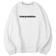 VENHIT INTERPRETATION 半寬鬆版型柔軟大尺碼刷毛大學T
