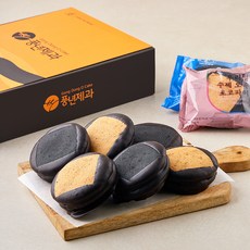 풍년제과 우리밀 수제 오곡 초코파이 70g x 6개입 + 블랙 초코파이 70g x 6개입 세트, 1세트