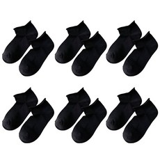 JOY MULTI 素色無壓迫孕婦襪 黑色, 6雙