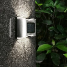 Tree LED 汽車太陽能壁燈 4p, 白色